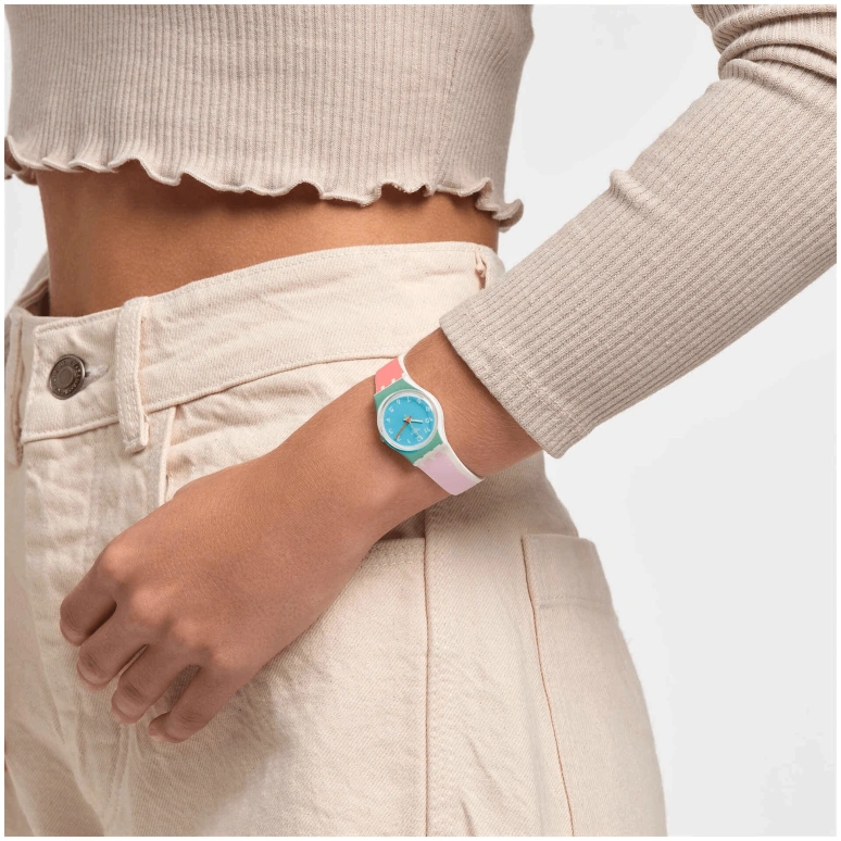 Swatch,Originals 25mm,25mm,Plastic,Blue,LW146