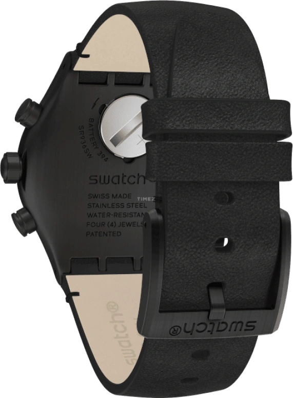 Swatch,IRONY 43x49mm,43x49mm,Black,YVB410