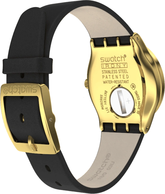 Swatch,IRONY 33x0.38mm,33x0.38mm,Black,YLG141