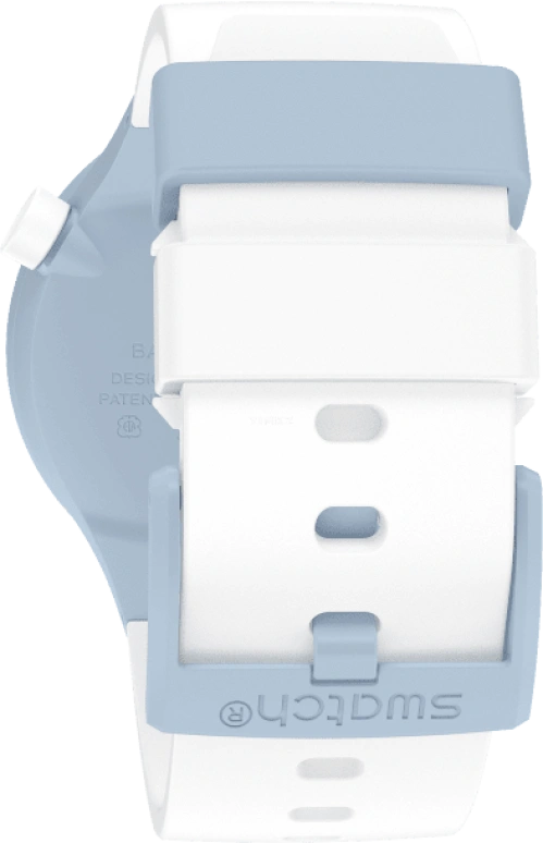 Swatch,THE BOLD 47mm,47mm,Bioceramic,Ceramic,White,SB03N101