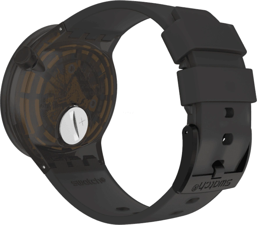 Swatch,THE BOLD 47mm,47mm,Plastic,Coffee,Brown,SO27B112