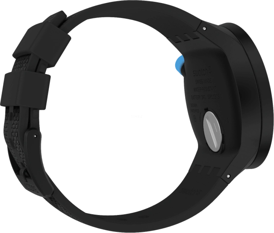 Swatch,THE BOLD 47mm,47mm,Plastic,Black,Sapphire,Crystal Glass,SO27B118