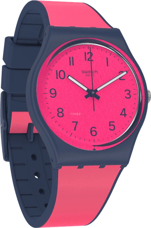 Swatch,Originals 34mm,34mm,Plastic,Pink,GN264