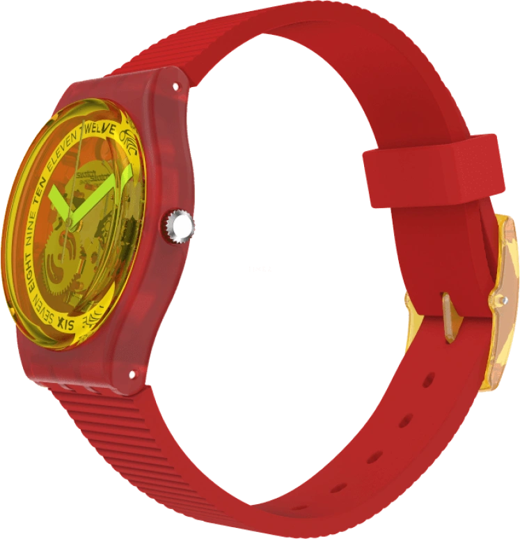 Swatch,Originals 34mm,34mm,Plastic,Open,GR185