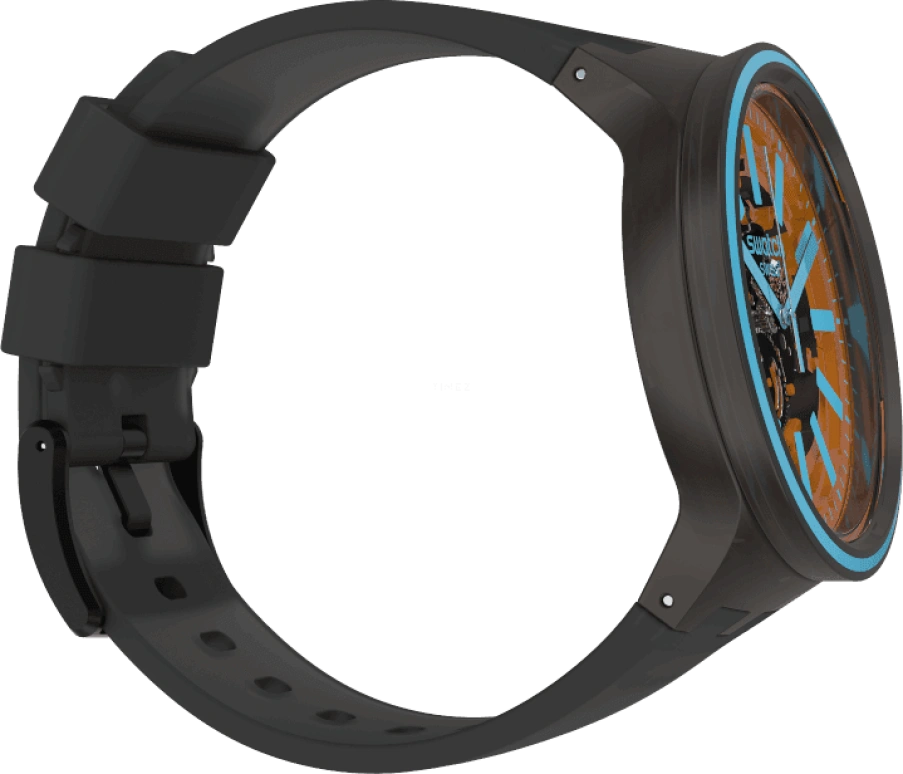 Swatch,THE BOLD 47mm,47mm,Plastic,Coffee,Brown,SO27B112