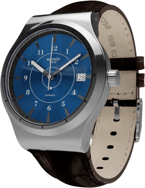Swatch,Sistem 51 42mm,42mm,Stainless Steel,Blue,Automatic,Day,90hours,YIS404