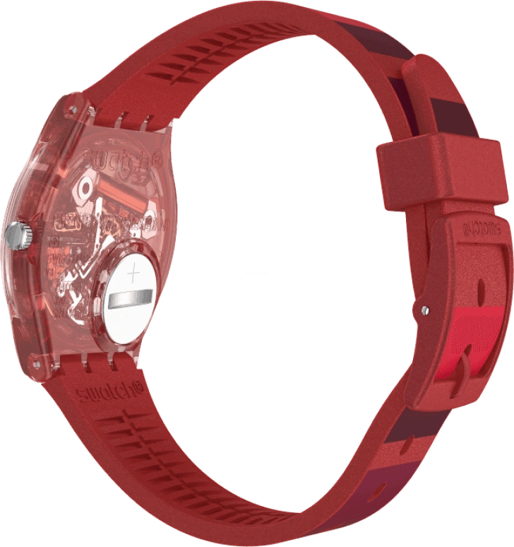 Swatch,Originals 34x39.20mm,34x39.20mm,Plastic,Red,GR406