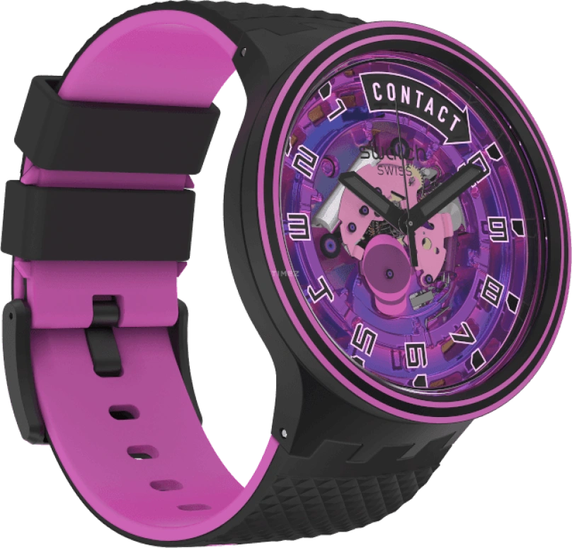Swatch,Other 47mm,47mm,Sapphire,Crystal Glass,SB01B126