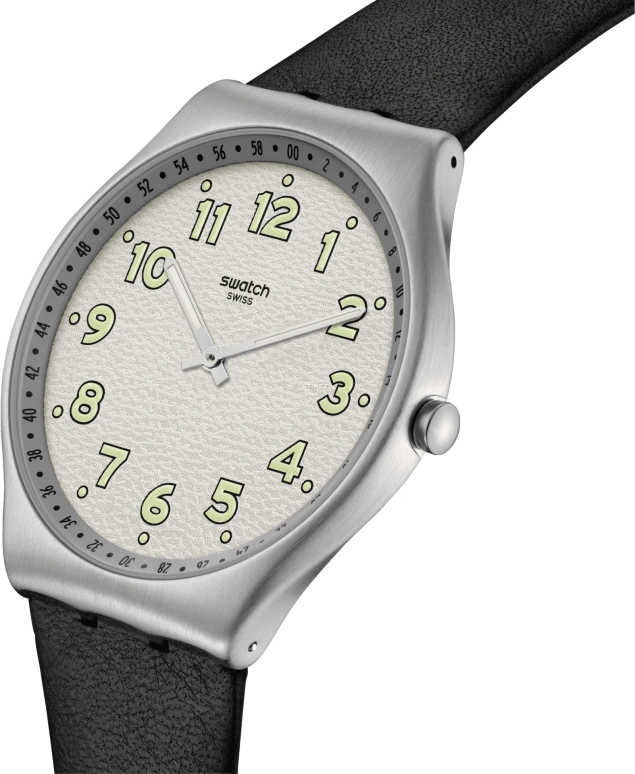 Swatch,Other 42mm,42mm,Stainless Steel,White,Quartz,Sapphire,Crystal Glass,Round,SS07S134