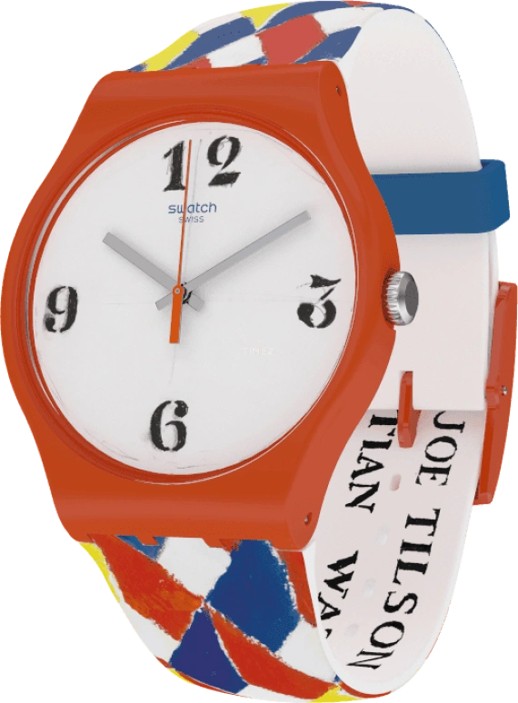 Swatch,Originals 41mm,41mm,Plastic,White,Sapphire,Crystal Glass,SUOZ312S