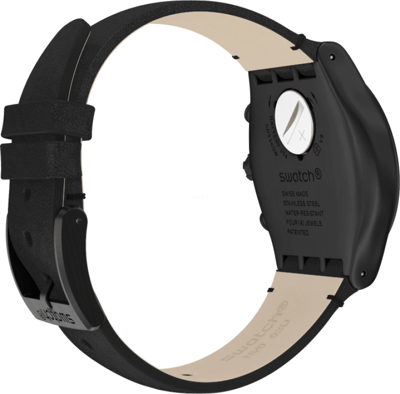 Swatch,IRONY 43x49mm,43x49mm,Black,YVB410