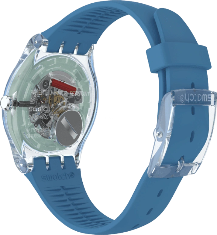 Swatch,Originals 41mm,41mm,Plastic,Blue,SUOK711