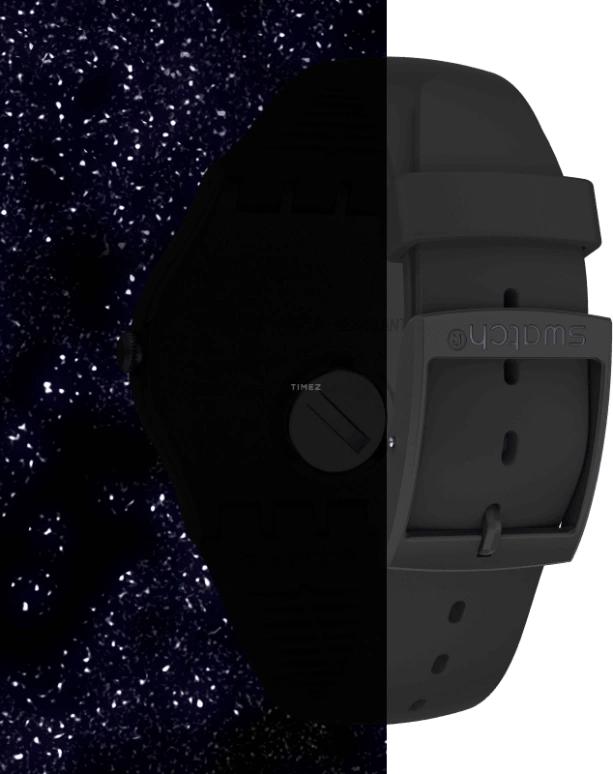 Swatch,Originals 41mm,41mm,Plastic,Black,Closed,SUOB185