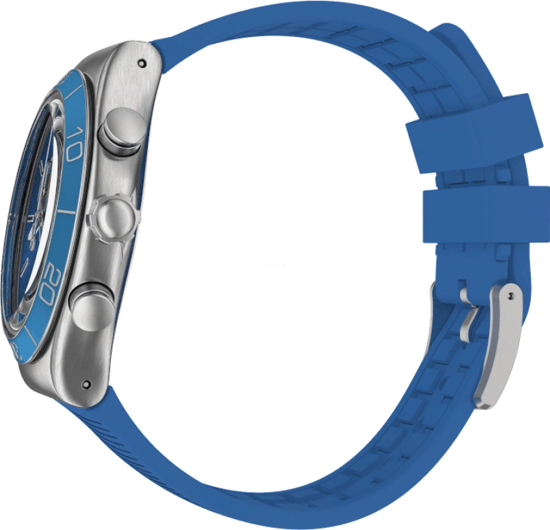 Swatch,IRONY 43mm,43mm,Stainless Steel,Black,Silver,Blue,Minutes,YVS485