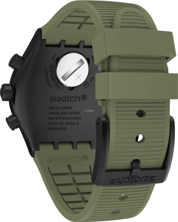 Swatch,IRONY 43x49mm,43x49mm,Green,YVB411