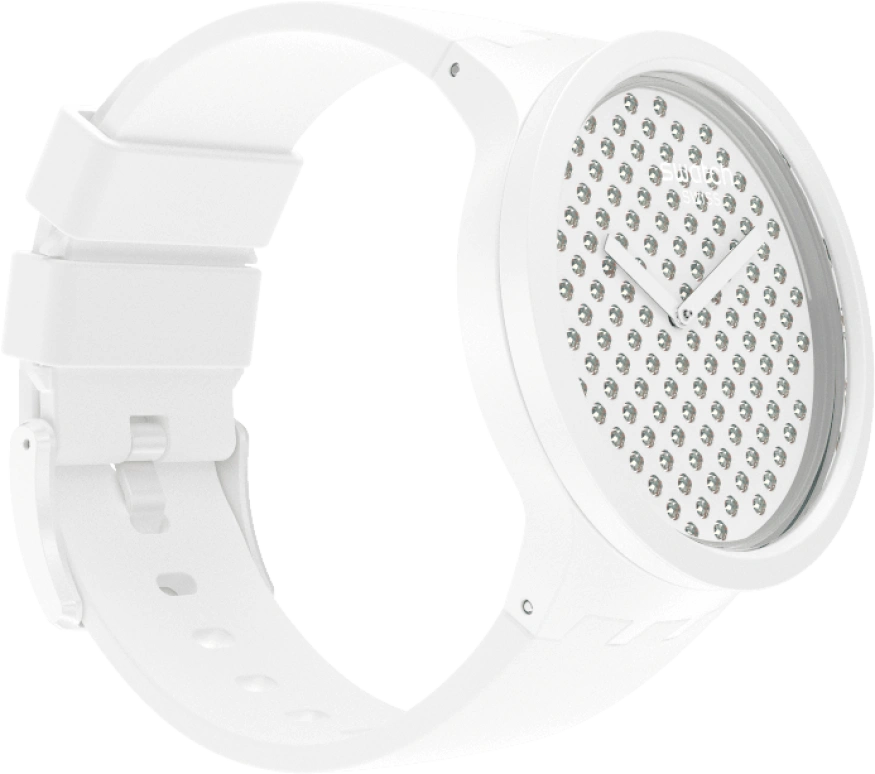 Swatch,THE BOLD 47mm,47mm,Plastic,White,SO27Z106