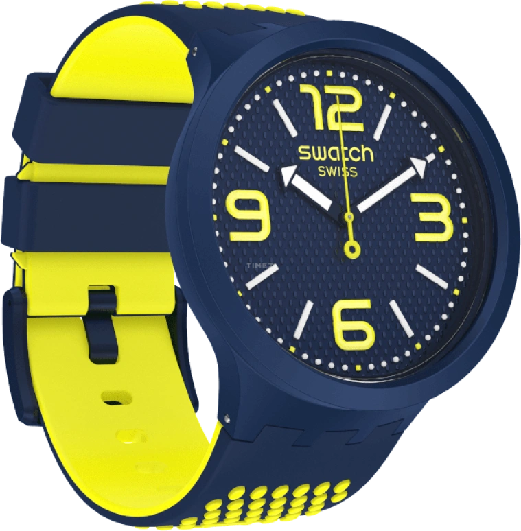 Swatch,THE BOLD 47mm,47mm,Plastic,Black,SO27N102