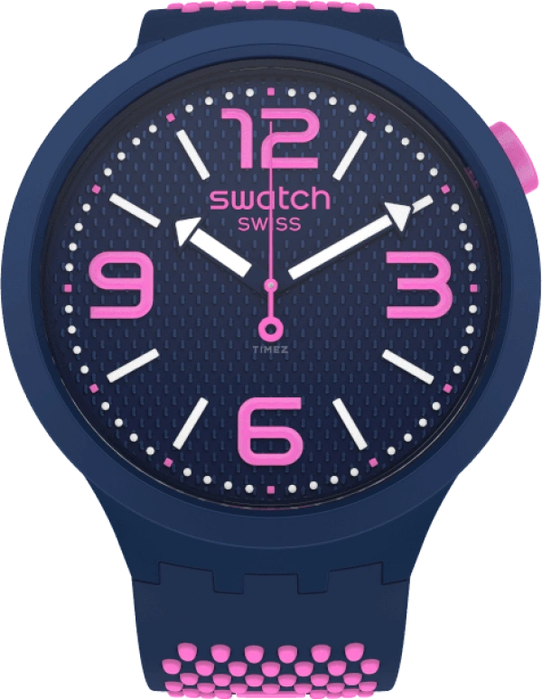 Swatch,THE BOLD 47mm,47mm,Plastic,Black,SO27N103