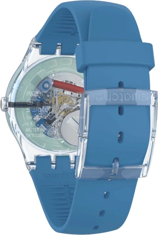 Swatch,Originals 41mm,41mm,Plastic,Blue,SUOK711