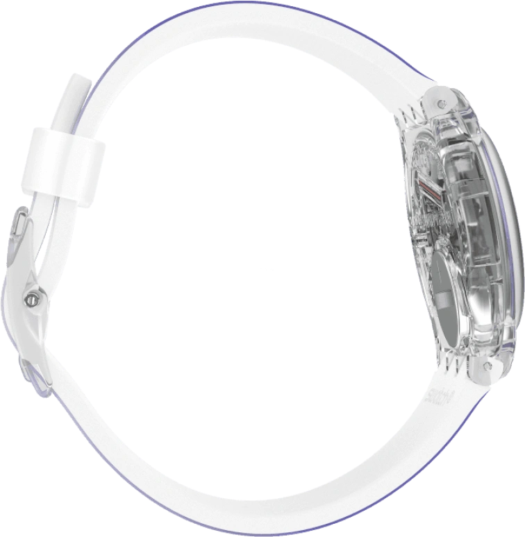 Swatch,Originals 34mm,34mm,Plastic,Purple,Green,Sapphire,Crystal Glass,GE718