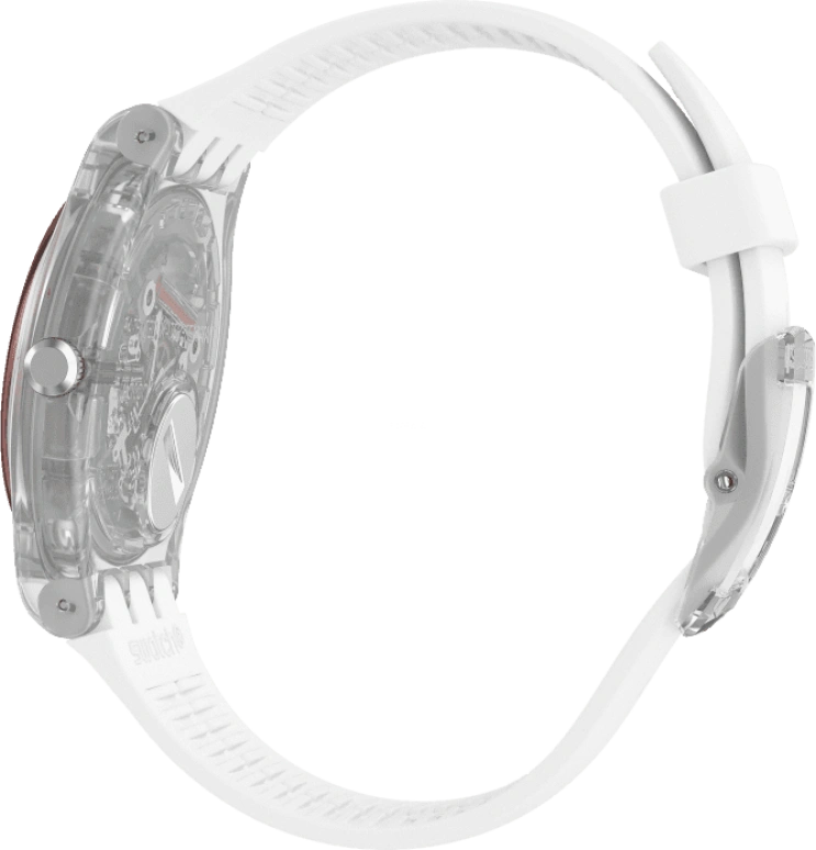 Swatch,Originals 41mm,41mm,Plastic,Blue,Pink,Sapphire,Crystal Glass,SUOK713