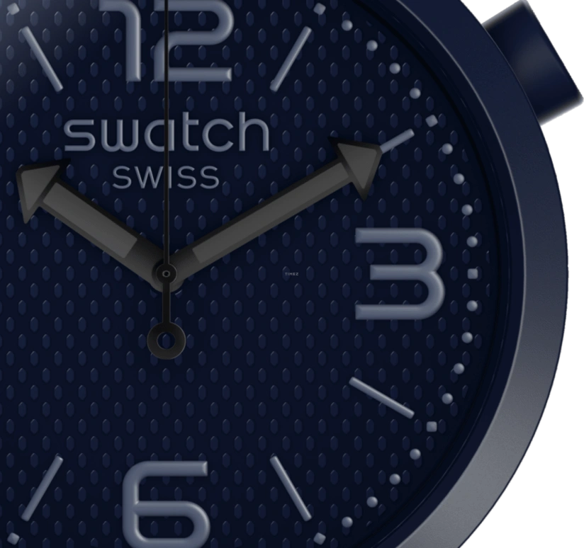 Swatch,THE BOLD 47mm,47mm,Plastic,Black,SO27N100