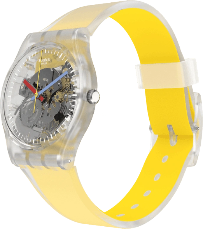 Swatch,CLEAR 34mm,34mm,Open,GE291