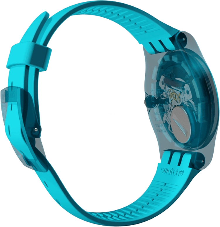 Swatch,Originals 41mm,41mm,Plastic,Blue,SUOL700