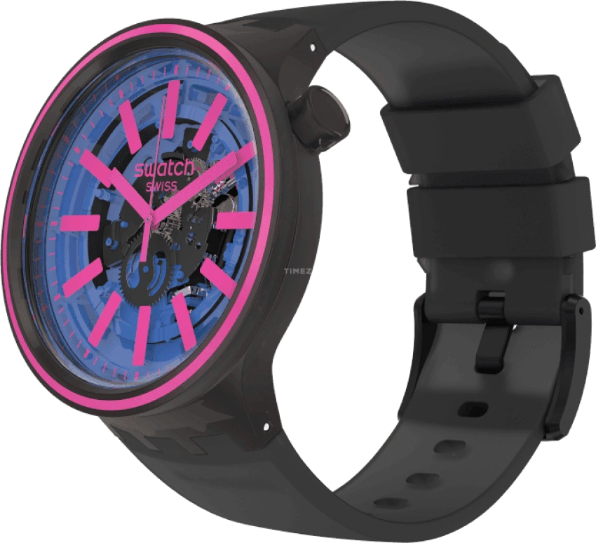 Swatch,THE BOLD 47mm,47mm,Plastic,Blue,SO27B111