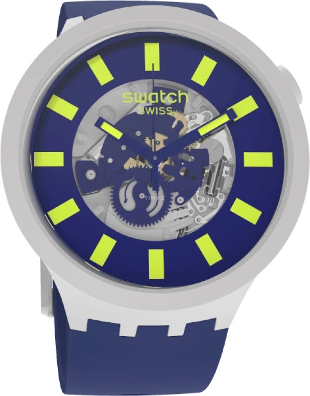 Swatch,THE BOLD 47mm,47mm,Bioceramic,Ceramic,SB03M103