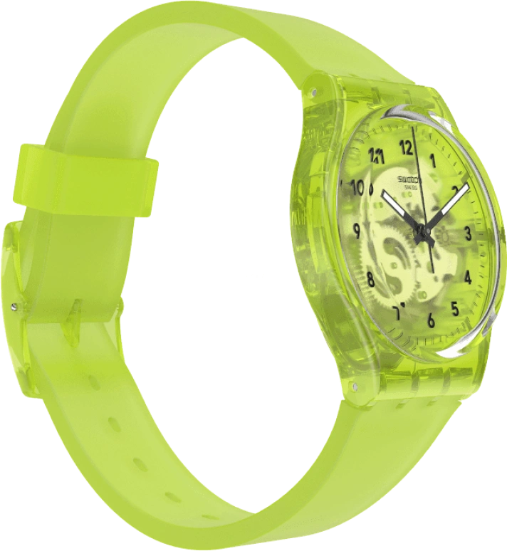 Swatch,Originals 34mm,34mm,Plastic,Green,GG227