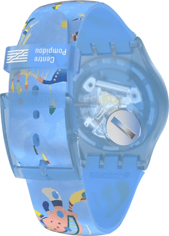 Swatch,Originals 41mm,41mm,Plastic,Blue,Quartz,Sapphire,Crystal Glass,Round,SUOZ342