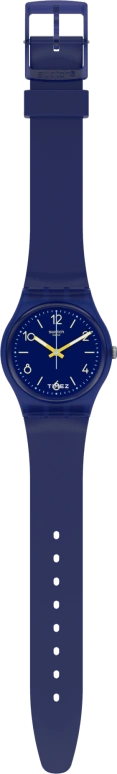Swatch,Other 34mm,34mm,Bio-sourced,Blue,Quartz,Sapphire,Crystal Glass,Round,SO28N108