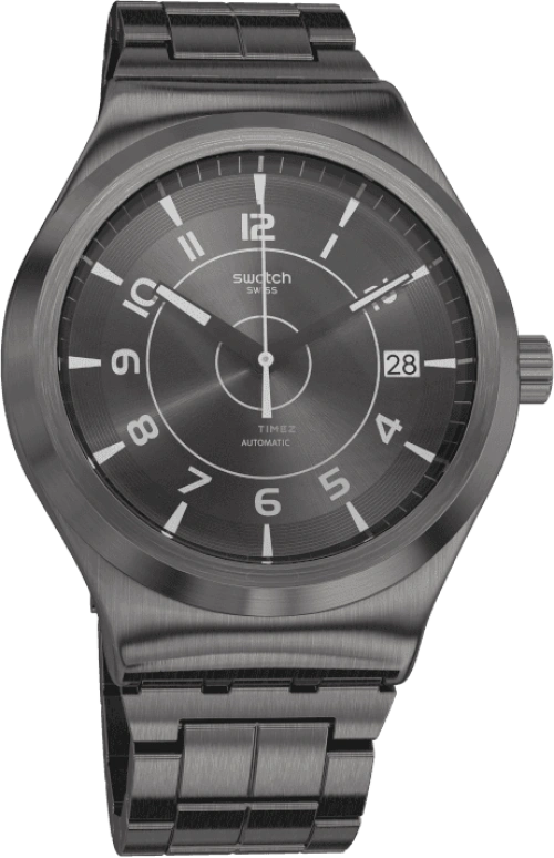 Swatch,IRONY 42mm,42mm,Stainless Steel,Open,YIM400G
