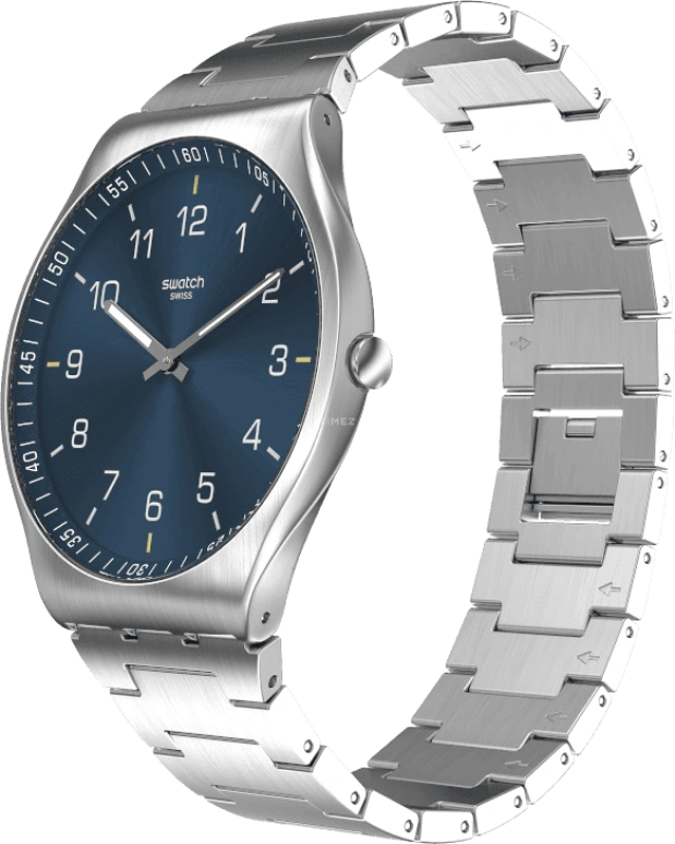 Swatch,SKIN ,Stainless Steel,Blue,SS07S106G