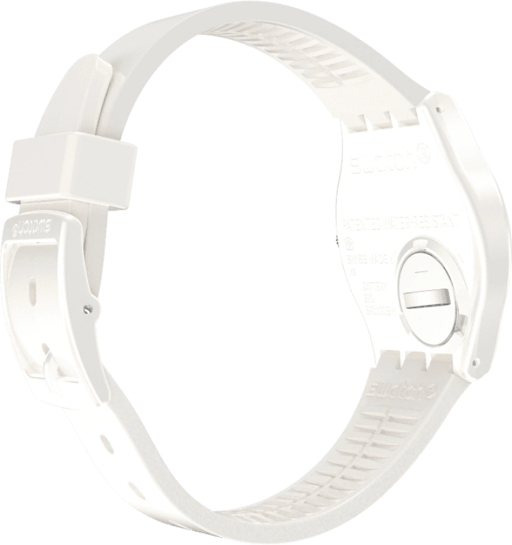 Swatch,Other 34mm,34mm,Plastic,White,Sapphire,Crystal Glass,GZ711