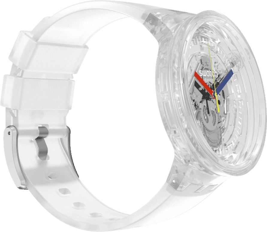 Swatch,THE BOLD 47mm,47mm,Plastic,Transparent,SO27E100