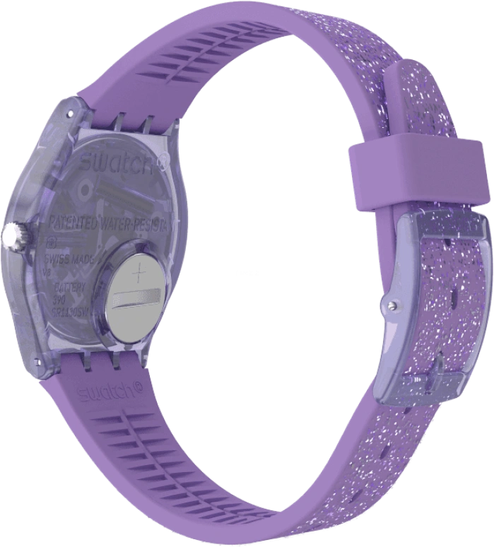 Swatch,Originals 34mm,34mm,Plastic,Silver,Open,GV400