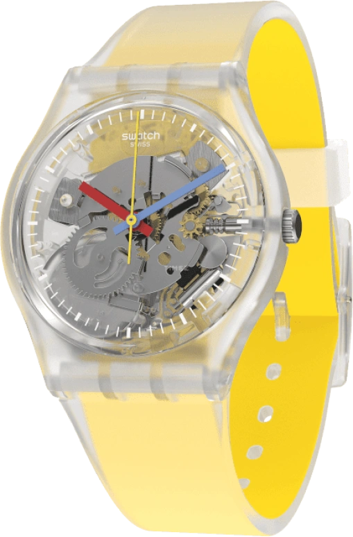Swatch,CLEAR 34mm,34mm,Open,GE291