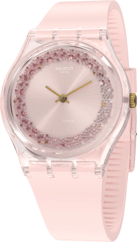 Swatch,Originals 34mm,34mm,Plastic,Pink,GP164