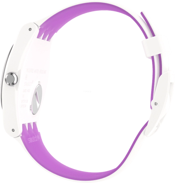 Swatch,Originals 41mm,41mm,Plastic,White,Sapphire,Crystal Glass,SUOW173