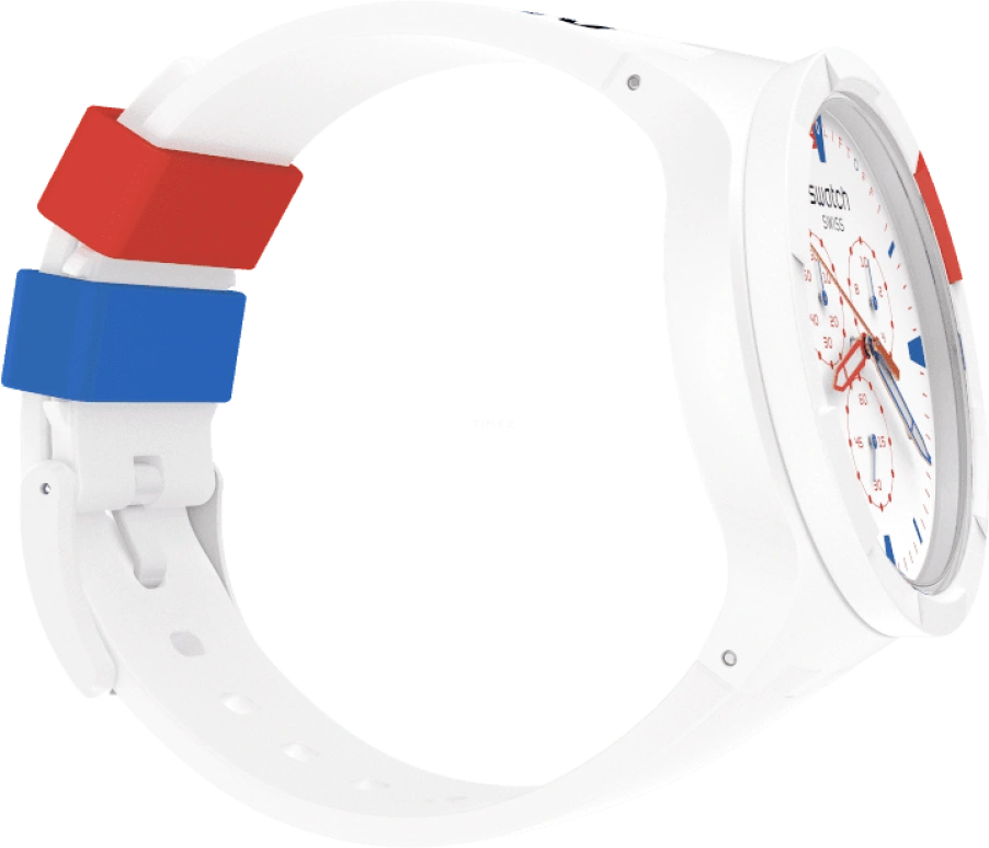 Swatch,THE BOLD 47mm,47mm,Bioceramic,Ceramic,White,Sapphire,Crystal Glass,SB04Z400