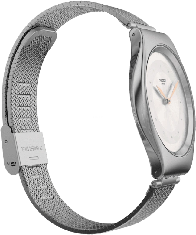 Swatch,SKIN 38mm,38mm,Stainless Steel,Pink Red,Red,SYXS117M