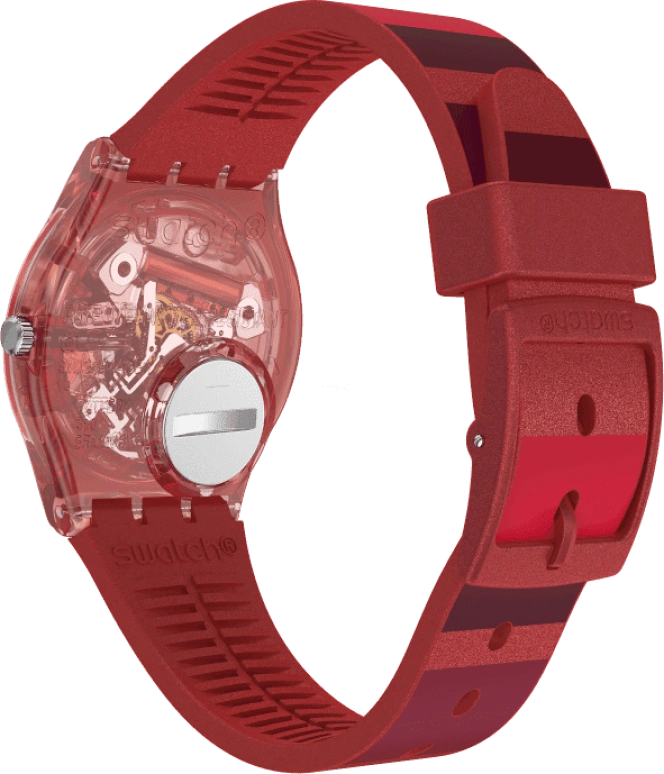 Swatch,Originals 34x39.20mm,34x39.20mm,Plastic,Red,GR406