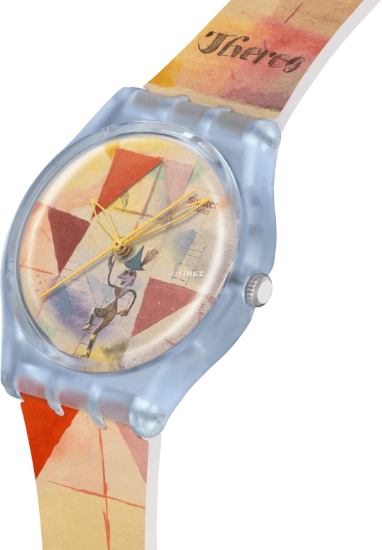Swatch,Originals 34mm,34mm,Bio-sourced,Multi-Color,Yellow,Automatic,Bio-sourced,Glass,Round,SO28Z703