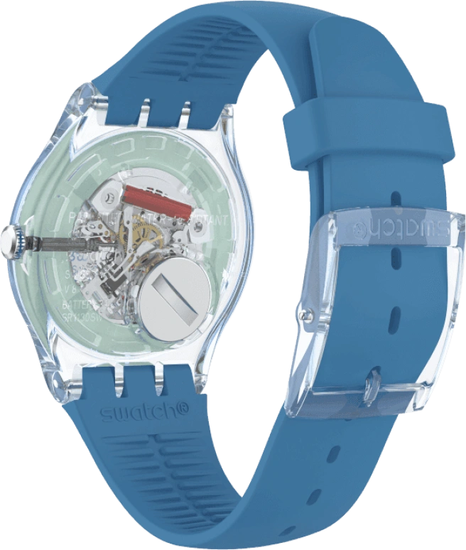 Swatch,Originals 41mm,41mm,Plastic,Blue,SUOK711