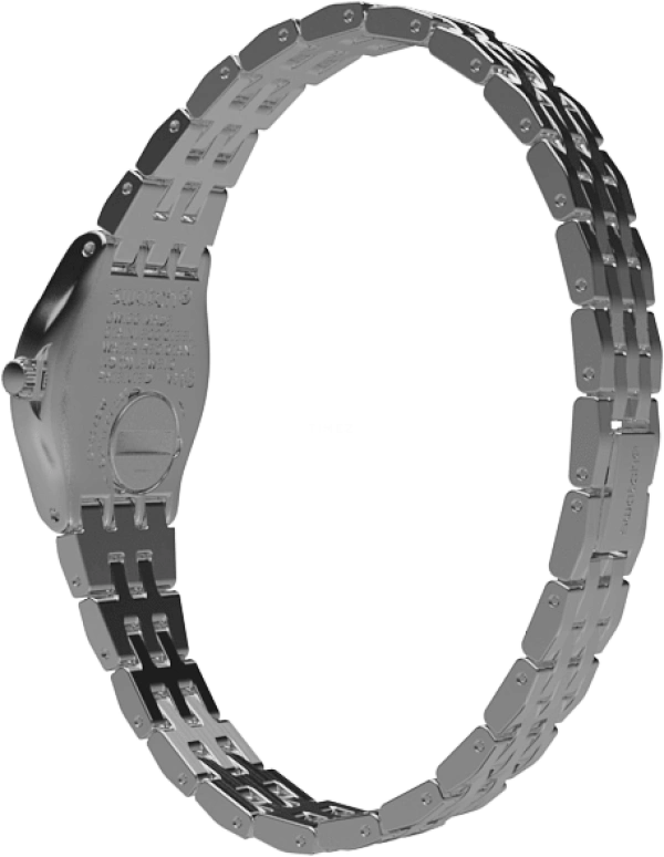Swatch,IRONY 25mm,25mm,Stainless Steel,Blue,Quartz,Round,Silver,YSS288G