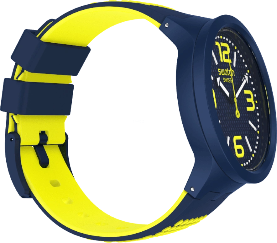 Swatch,THE BOLD 47mm,47mm,Plastic,Black,SO27N102