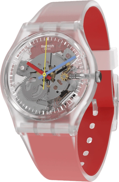 Swatch,CLEAR 34mm,34mm,Open,GE292