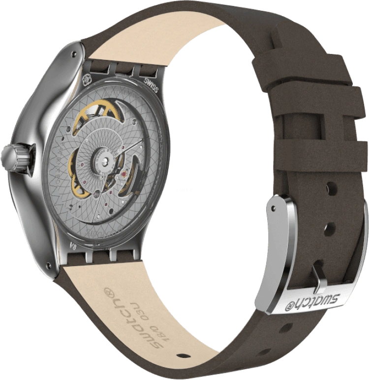 Swatch,IRONY 42mm,42mm,Blue,Open,YIZ405